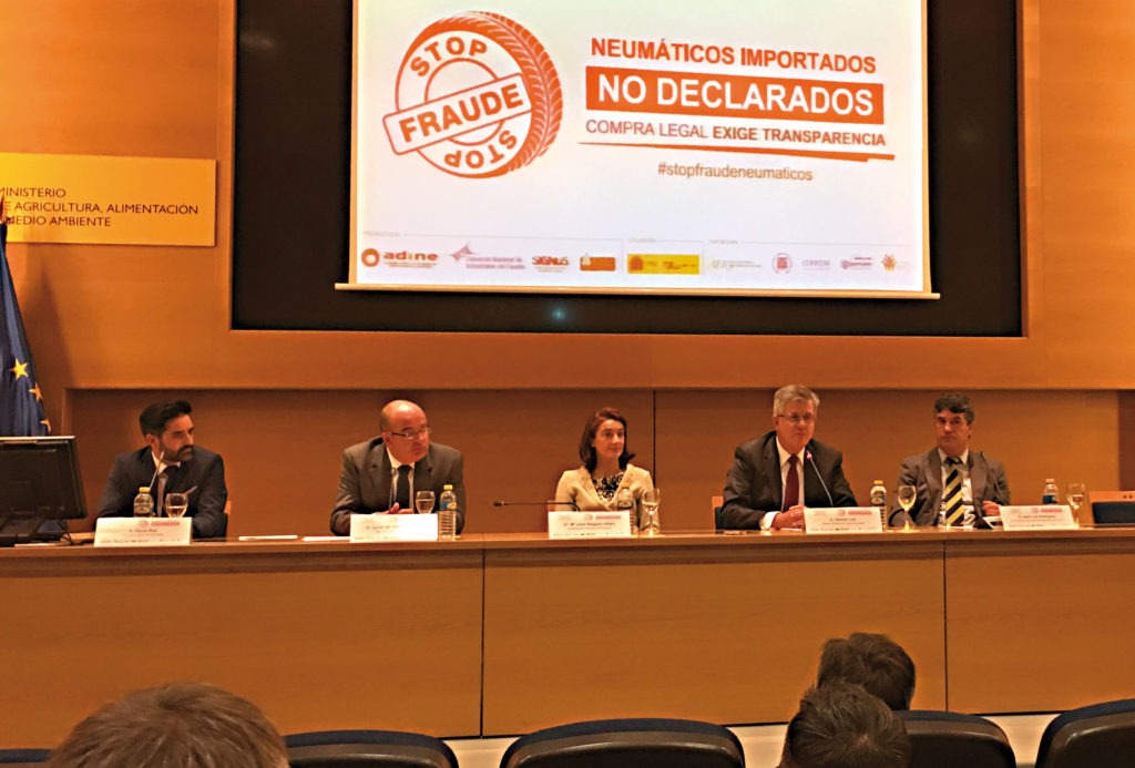 El sector del neumático unido contra el fraude