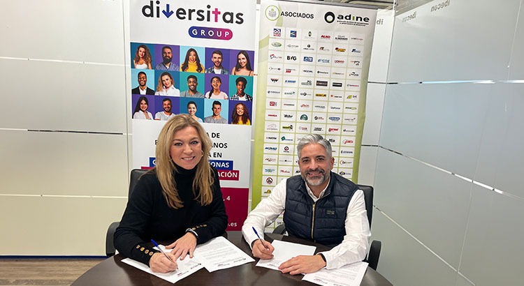 ADINE FIRMA UN ACUERDO CON DIVERSITAS GROUP PARA IMPULSAR LA IGUALDAD EN EL SECTOR DEL NEUMÁTICO