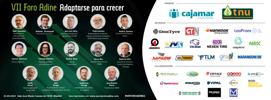 SAVE THE DATE: VII FORO ADINE 2025 “ADAPTARSE PARA CRECER” 24 Y 25 DE SEPTIEMBRE, MADRID